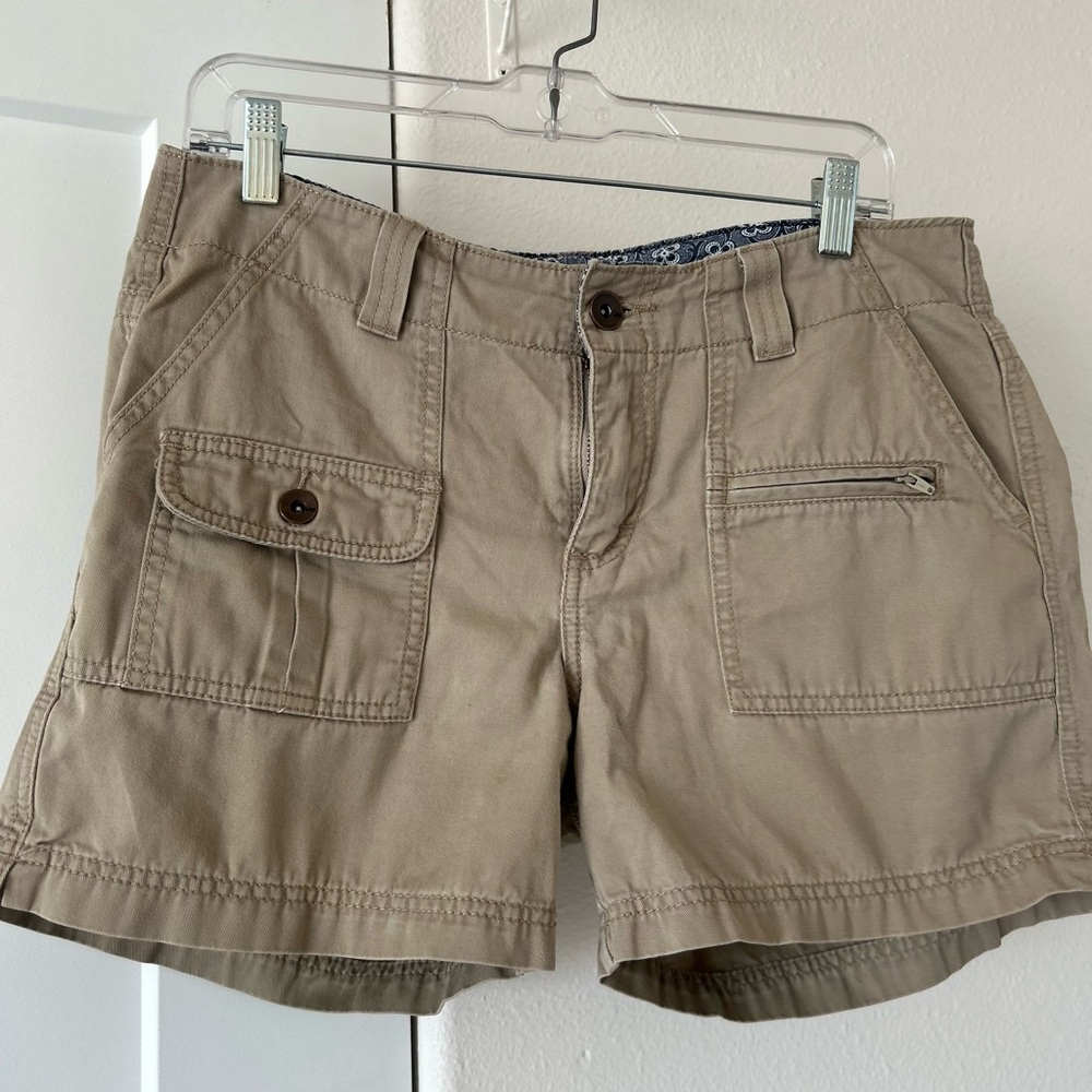 Lee Women's Khaki Cargo Shorts